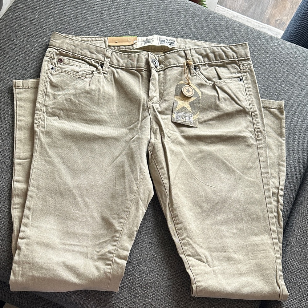 NWT Converse Vintage Khaki Lexington Pants - Picture 8 of 8